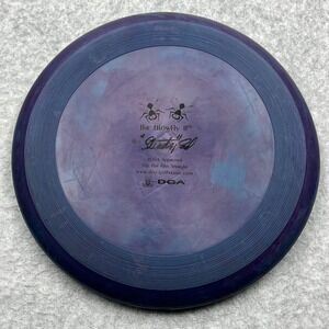 DGA‎ Signature Line Blowfly II Blue 163g Steady Ed Black Stamp Putter Golf Disc